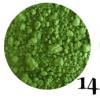 Pigments Teinte : 14. Vert oxyde de chrome (S)