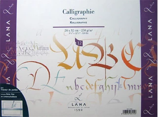 Bloc de papier Calligraphie Lana
