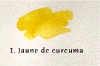 Natural and organic ink 15 ml Color : 1. Curcuma yellow