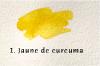 Organic calligraphy ink 30 ml Color : 1. Curcuma yellow