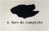 Natural and organic ink 15 ml Color : 6. Campech black