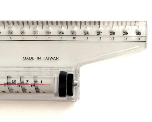 Rolling ruler, 30 cm