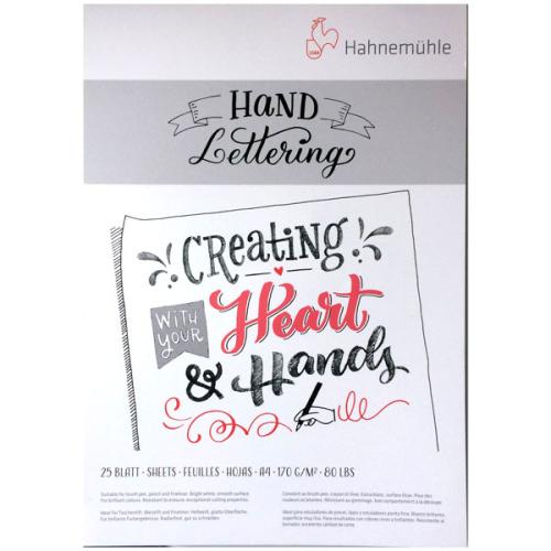 « Hand lettering » paper block