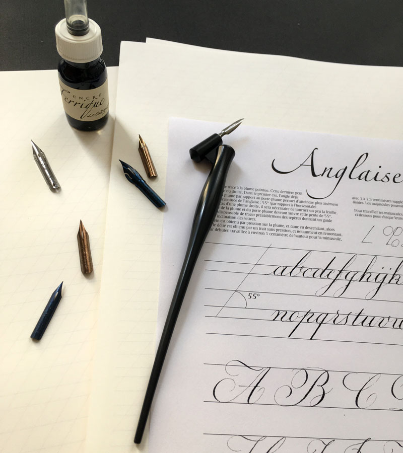 Kit d'outils de calligraphie anglaise