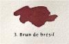 Encre de calligraphie végétale 30 ml Couleur : 3. Rouge de Brésil