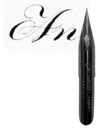 Plume d'oie « Beaumarchais » Le Calligraphe PO500 :  :  articles calligraphie, écriture et enluminure - plumes, encres, papiers